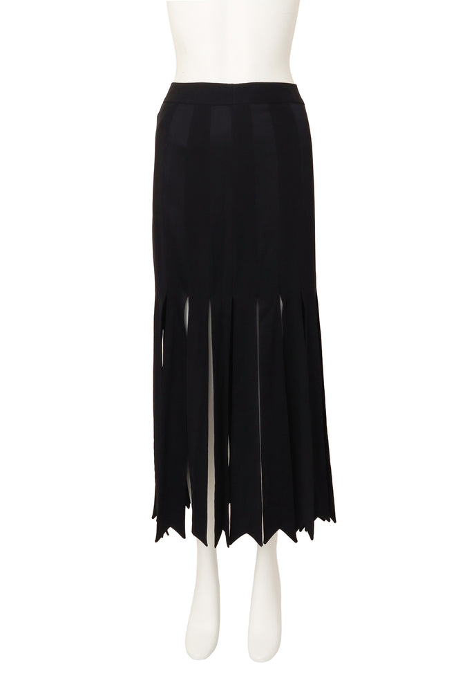 Carwash Fringe Maxi Skirt
