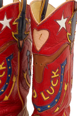 Vintage Rocketbuster Good Luck Longhorn Cowboy Boots mark 4 @ Recess LA 