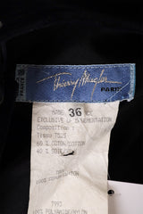 1992 F/W Bow Corset Mini Dress tag @ Recess LA