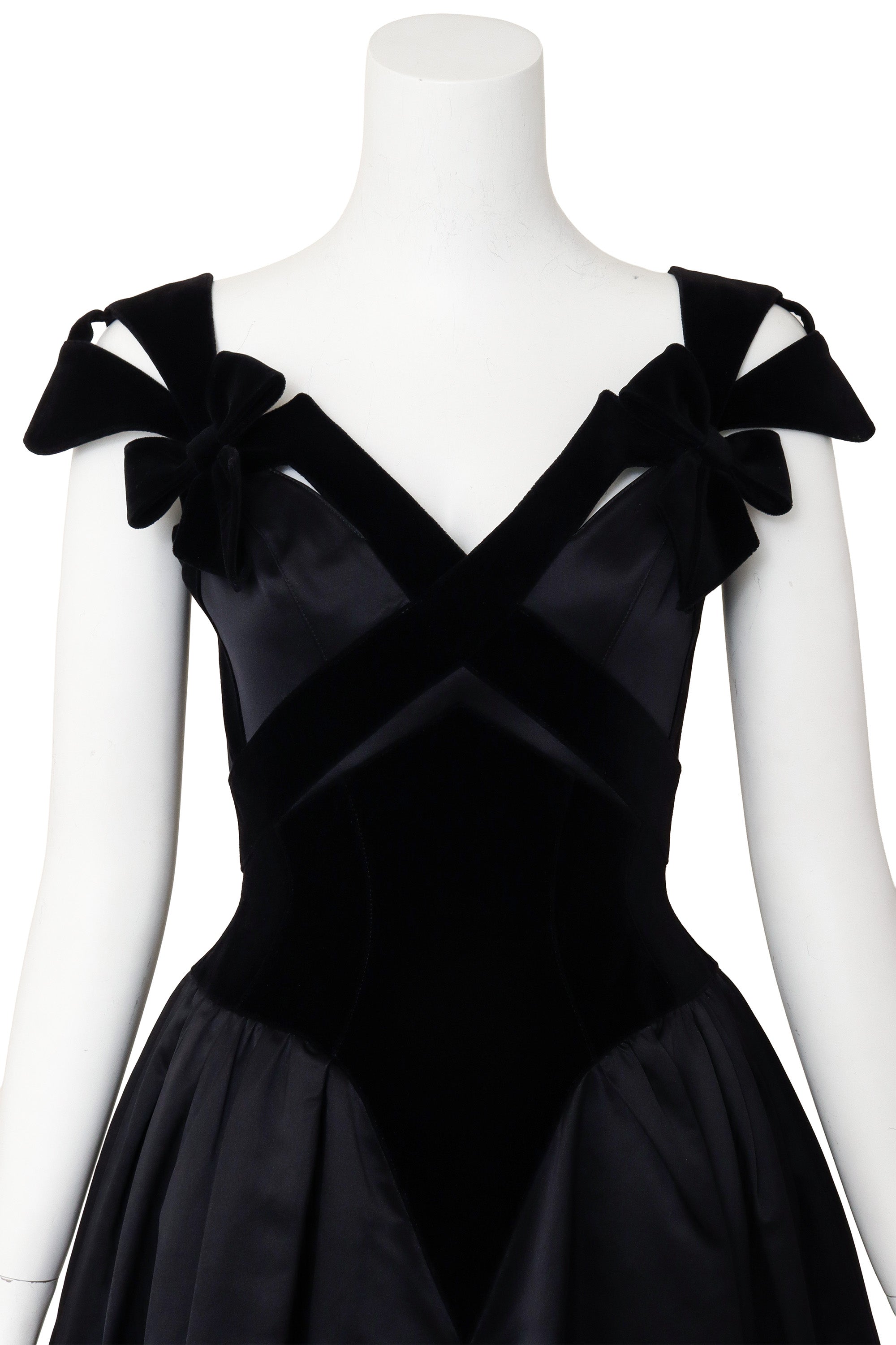 1992 F/W Bow Corset Mini Dress up close @ Recess LA 