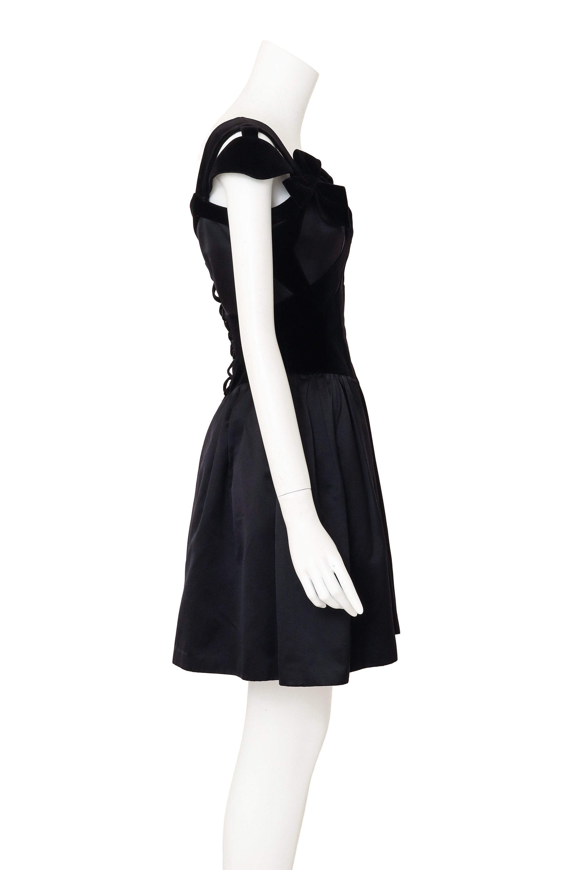 1992 F/W Bow Corset Mini Dress side profile @ Recess LA 