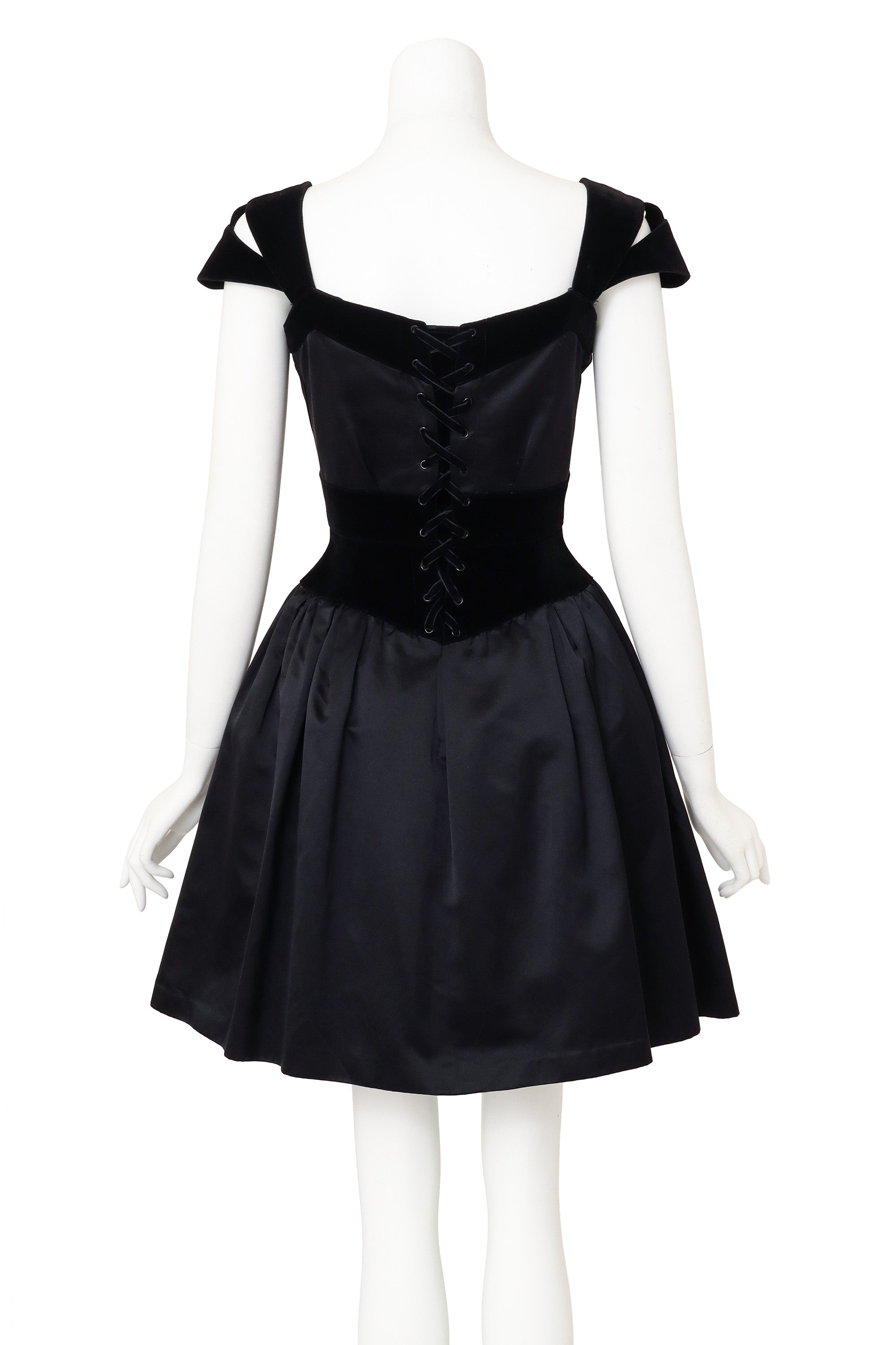 1992 F/W Bow Corset Mini Dress back @ Recess LA 