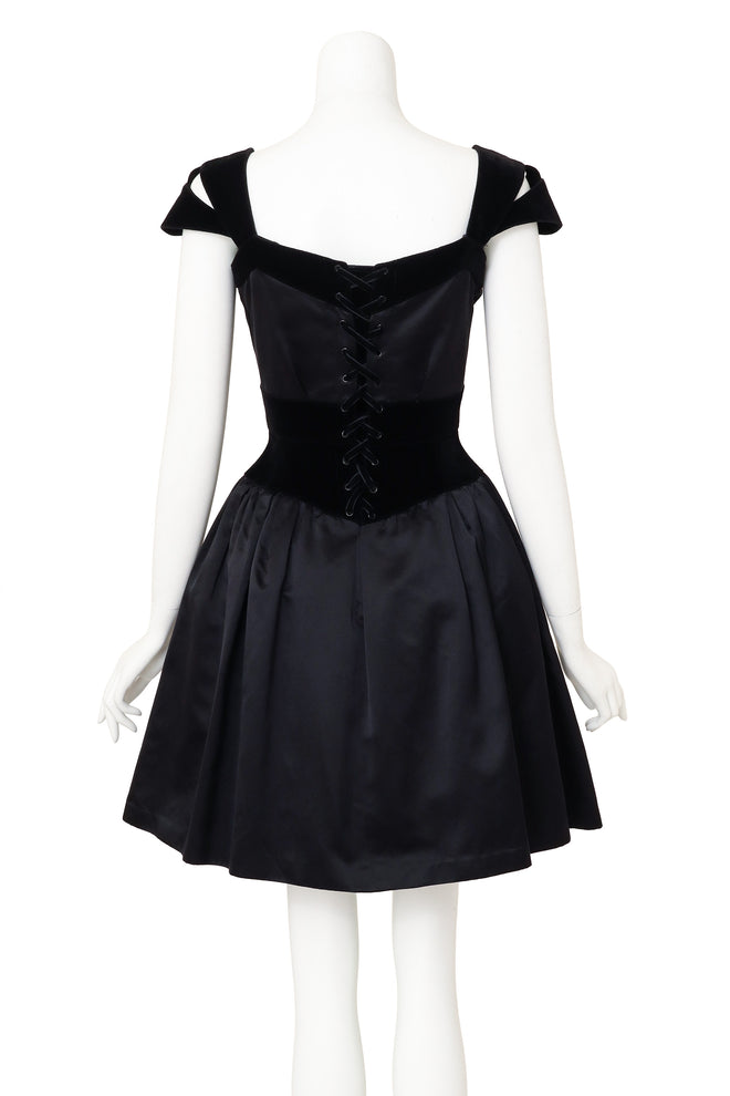 1992 F/W Bow Corset Mini Dress back @ Recess LA 