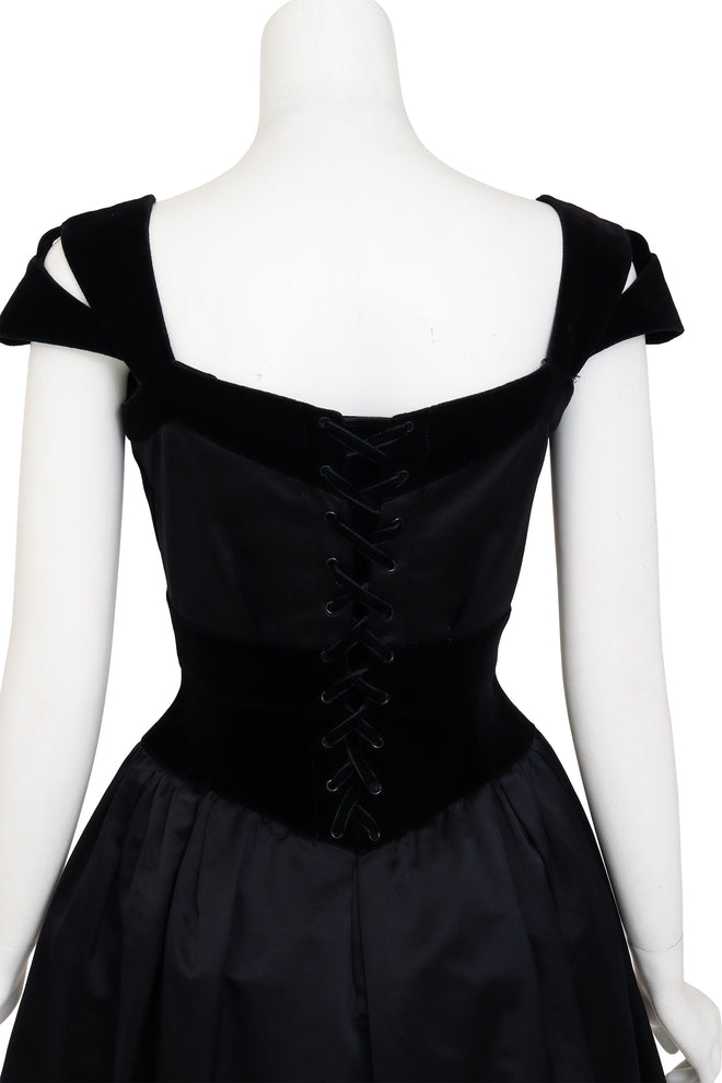 1992 F/W Bow Corset Mini Dress back up close @ Recess LA 
