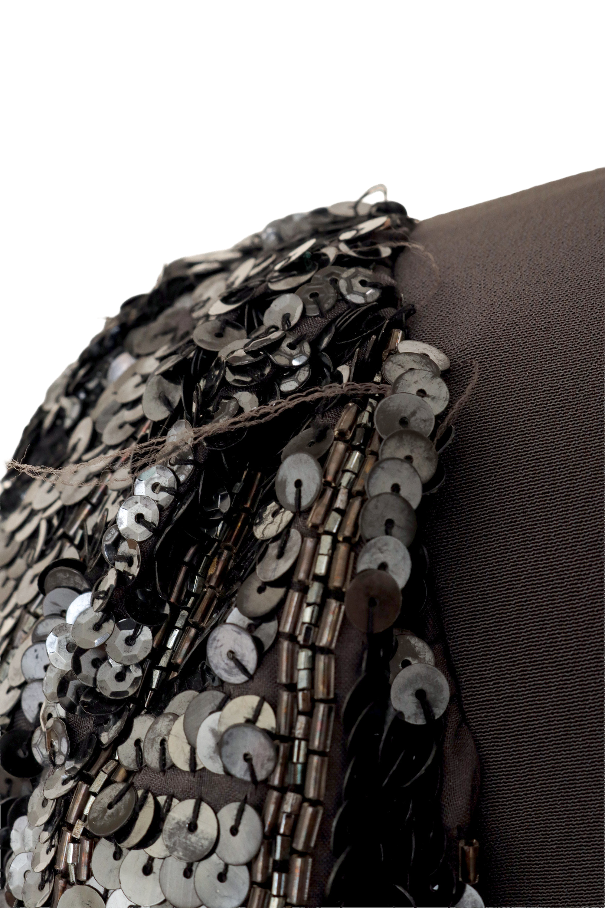 sequin sleeve jacket by Della Roufogali sleeve snag @ Recess LA