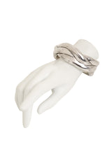 Vintage Sterling Abstract Woven Bangle Bracelet on mannequin @ Recess LA