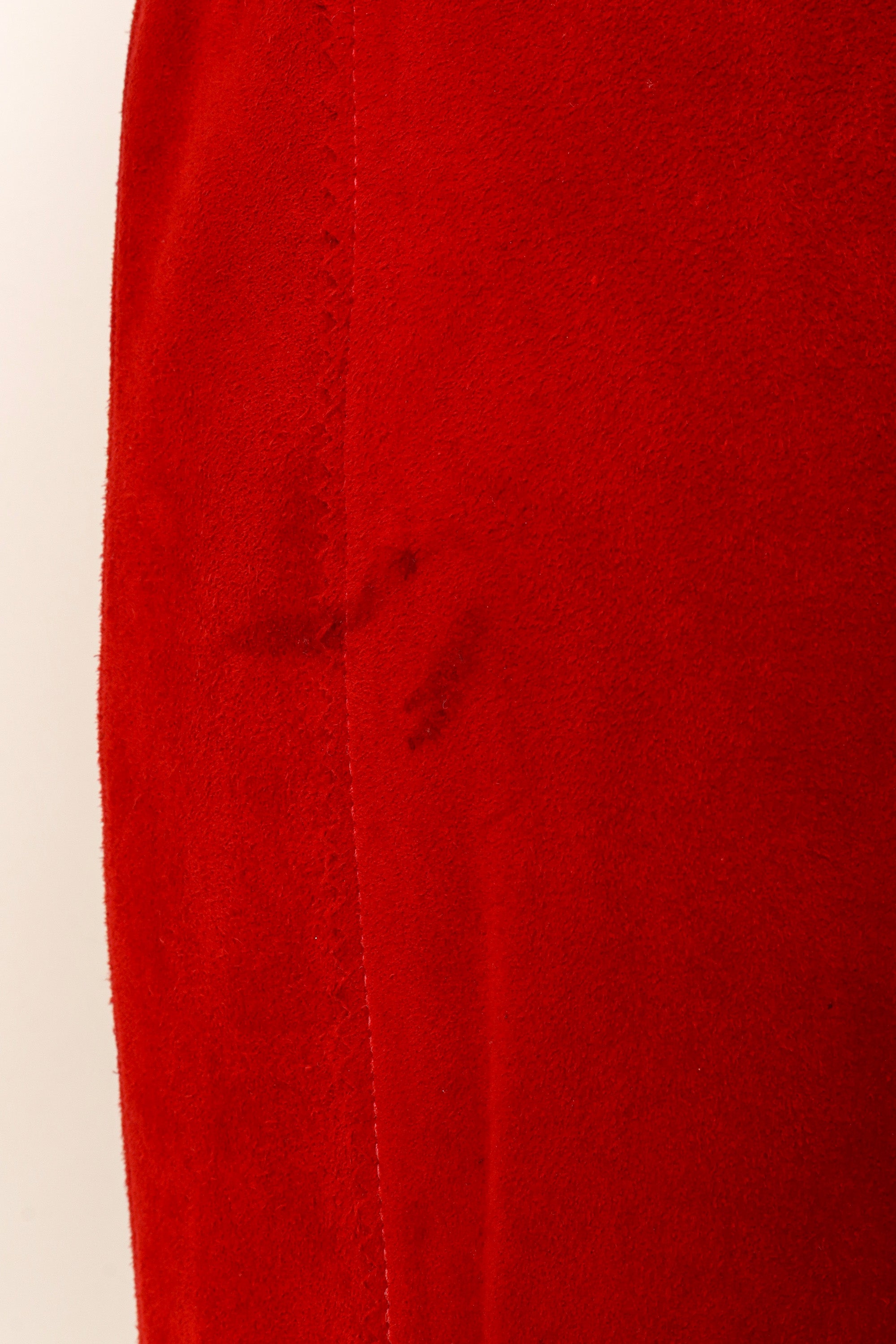 Suede Fringe Western Dress by Clifford Olson faint staining @ Recess LA