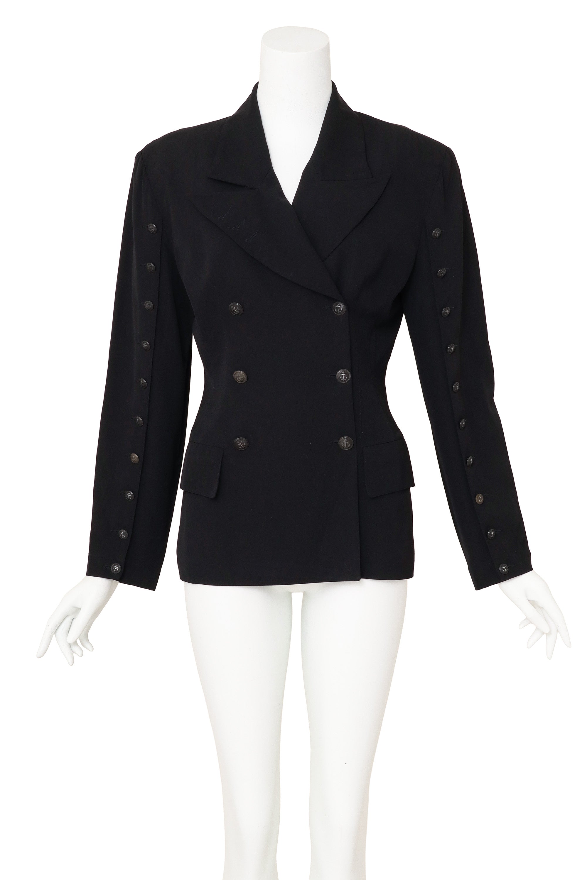 Button sleeve sailor jacket by Plein Sud @ Recess LA 