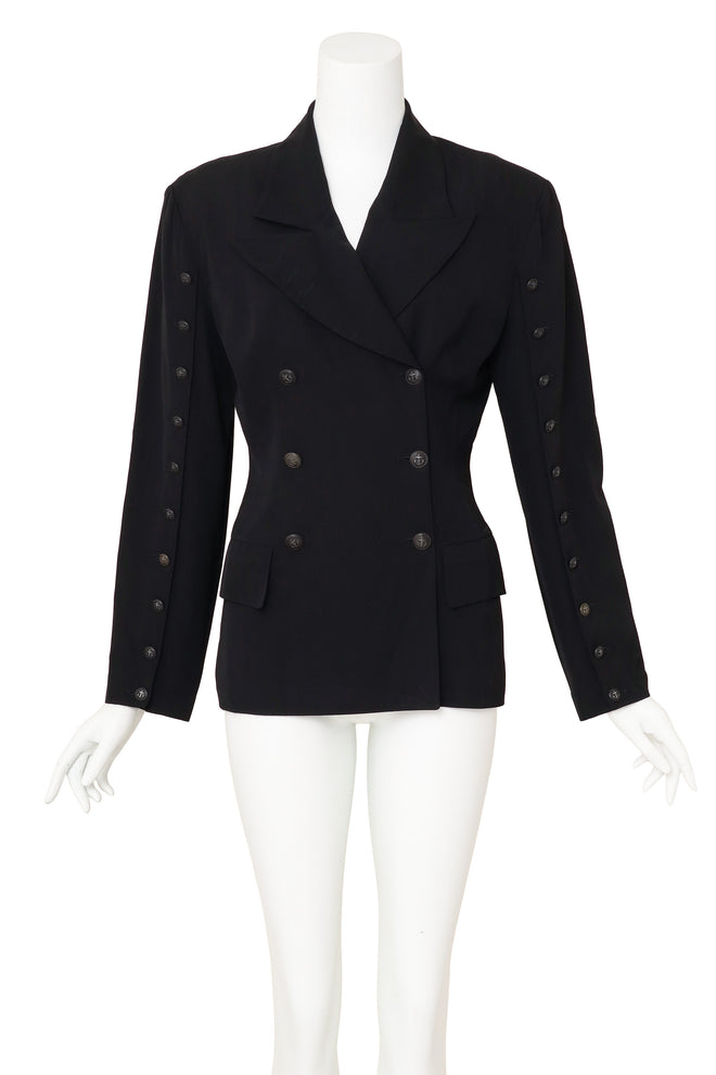 Button sleeve sailor jacket by Plein Sud @ Recess LA 