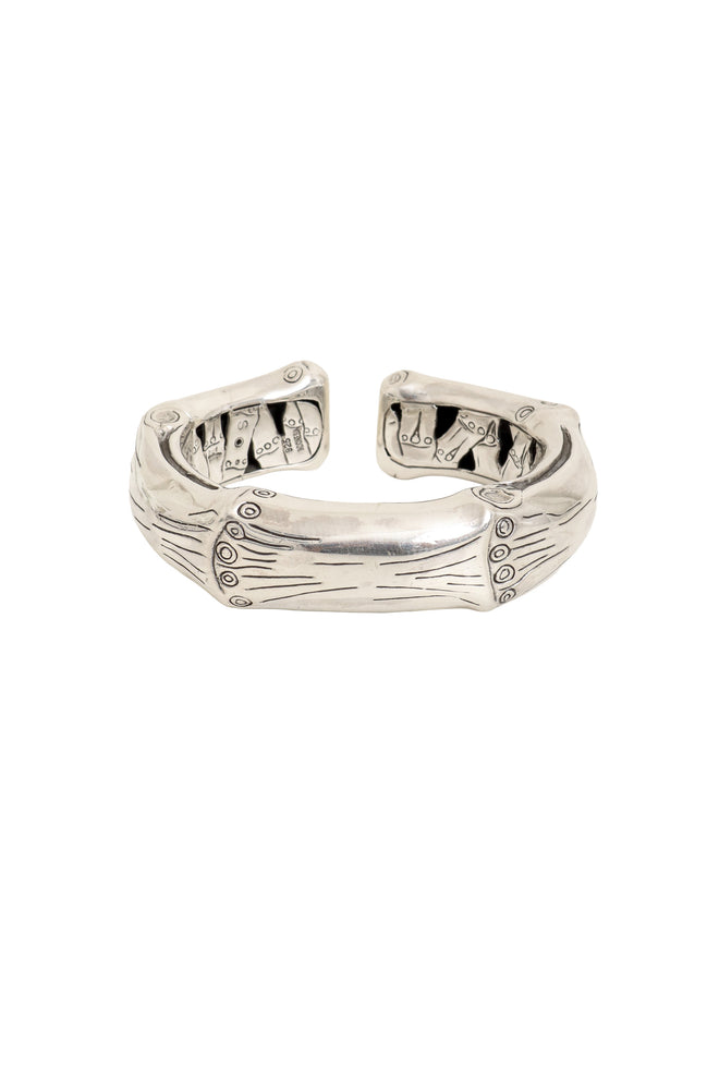 Vintage John Hardy Sterling Bamboo Hinge Cuff Bracelet @ Recess LA