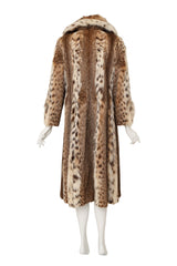 fur coat by Edwards-Lowell on mannequin back @ Recess LA