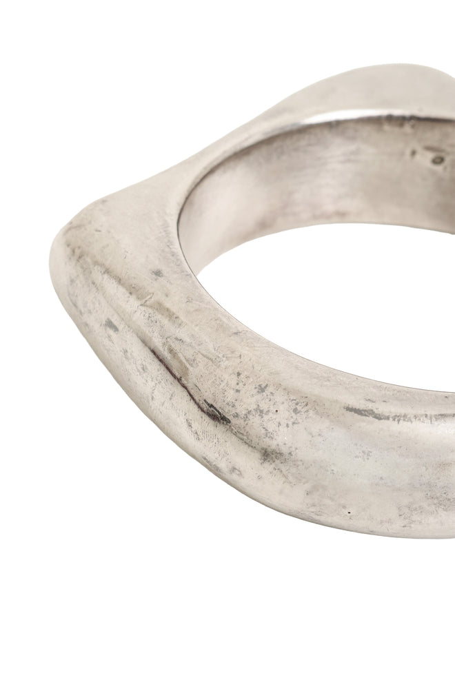 Vintage Sterling Modernist Squared Bracelet tarnish @ Recess LA
