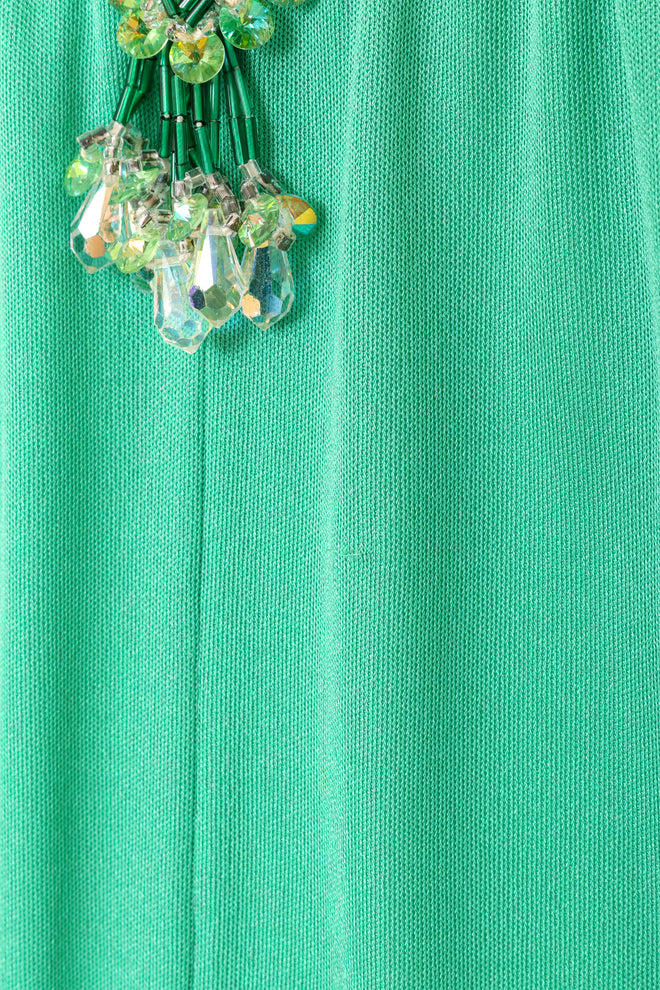 Beaded Empire Waist Maxi Dress by Emilio Pucci small snag @ Recess LA