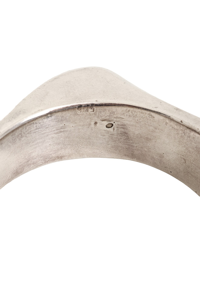 Vintage Sterling Modernist Squared Bracelet stamp @ Recess LA