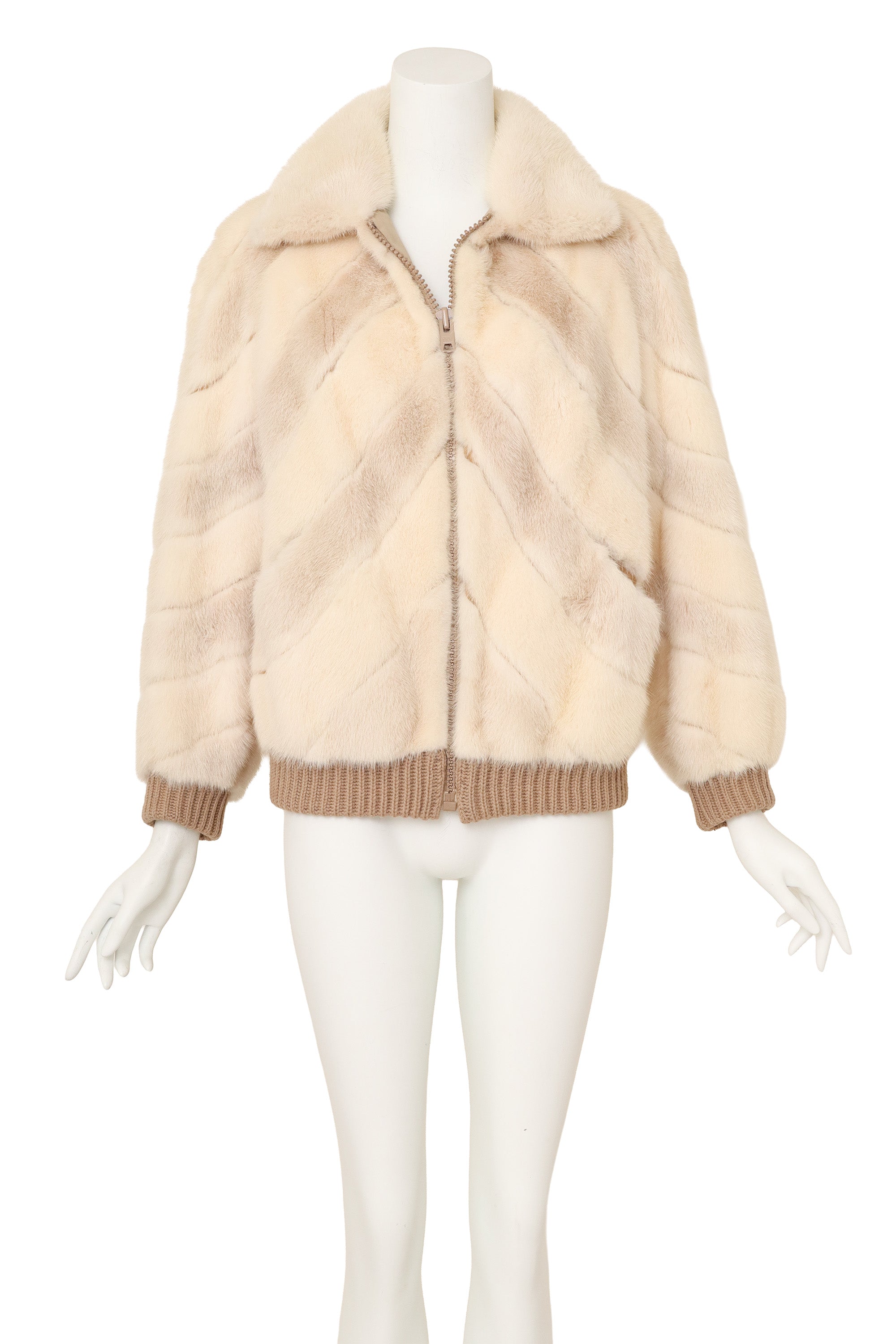 Reversible fur jacket by Robinsons on mannequin @ Recess LA