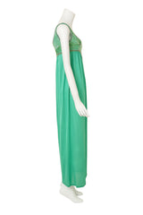 Beaded Empire Waist Maxi Dress by Emilio Pucci onside of mannequin @ Recess LA