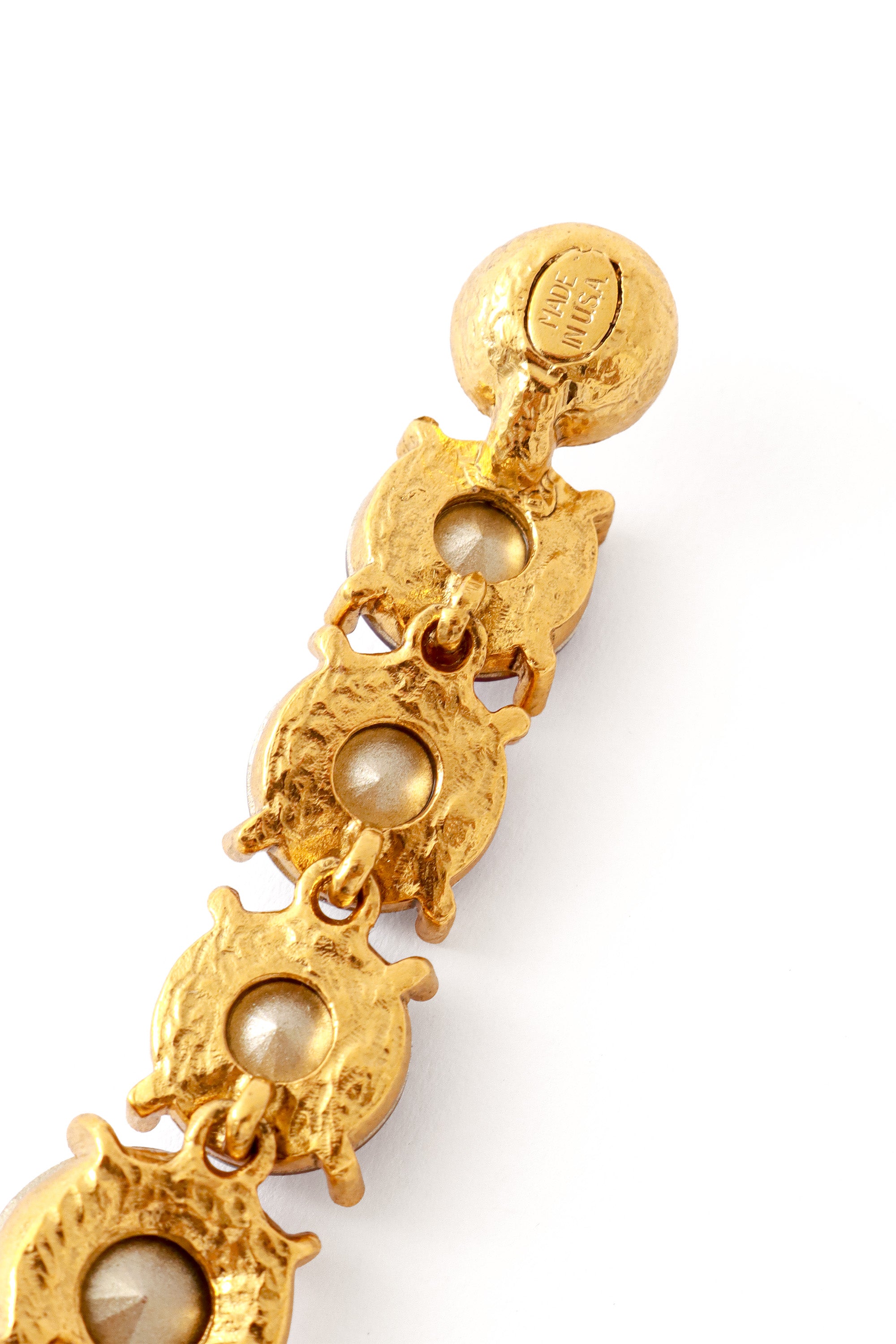 Lilacs Crystal Bracelet by Oscar de la Renta Made in USA cartouche @ Recess LA