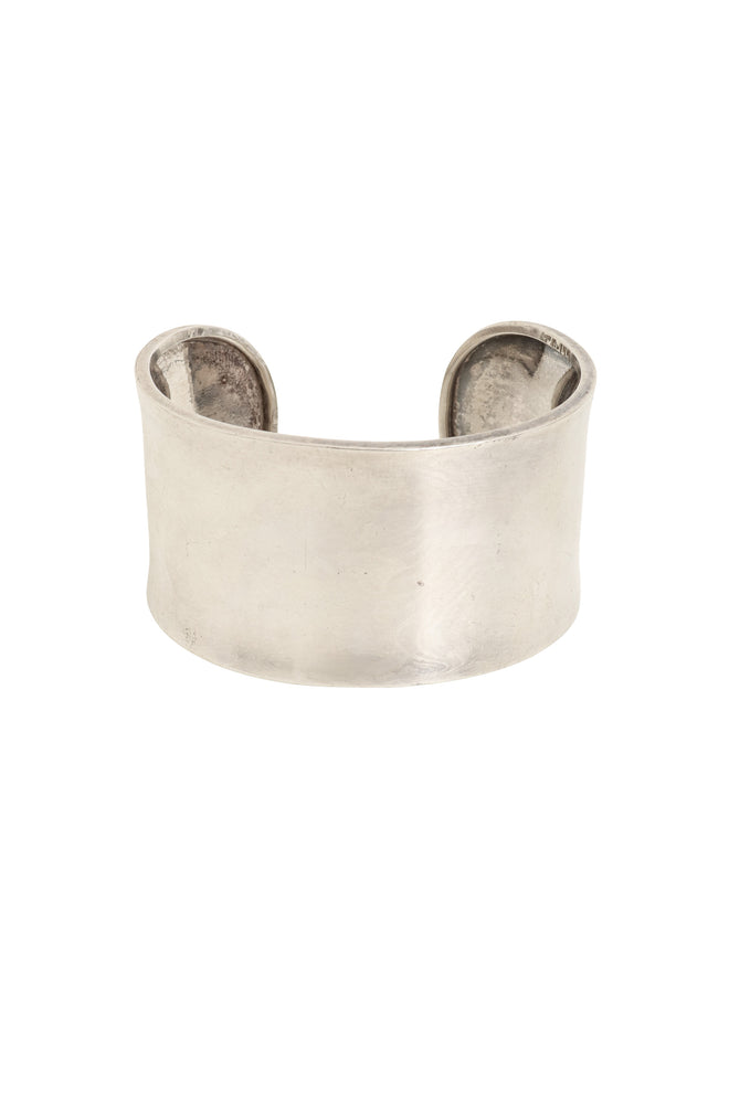 Vintage Sterling Smooth Cuff Bracelet @ Recess LA