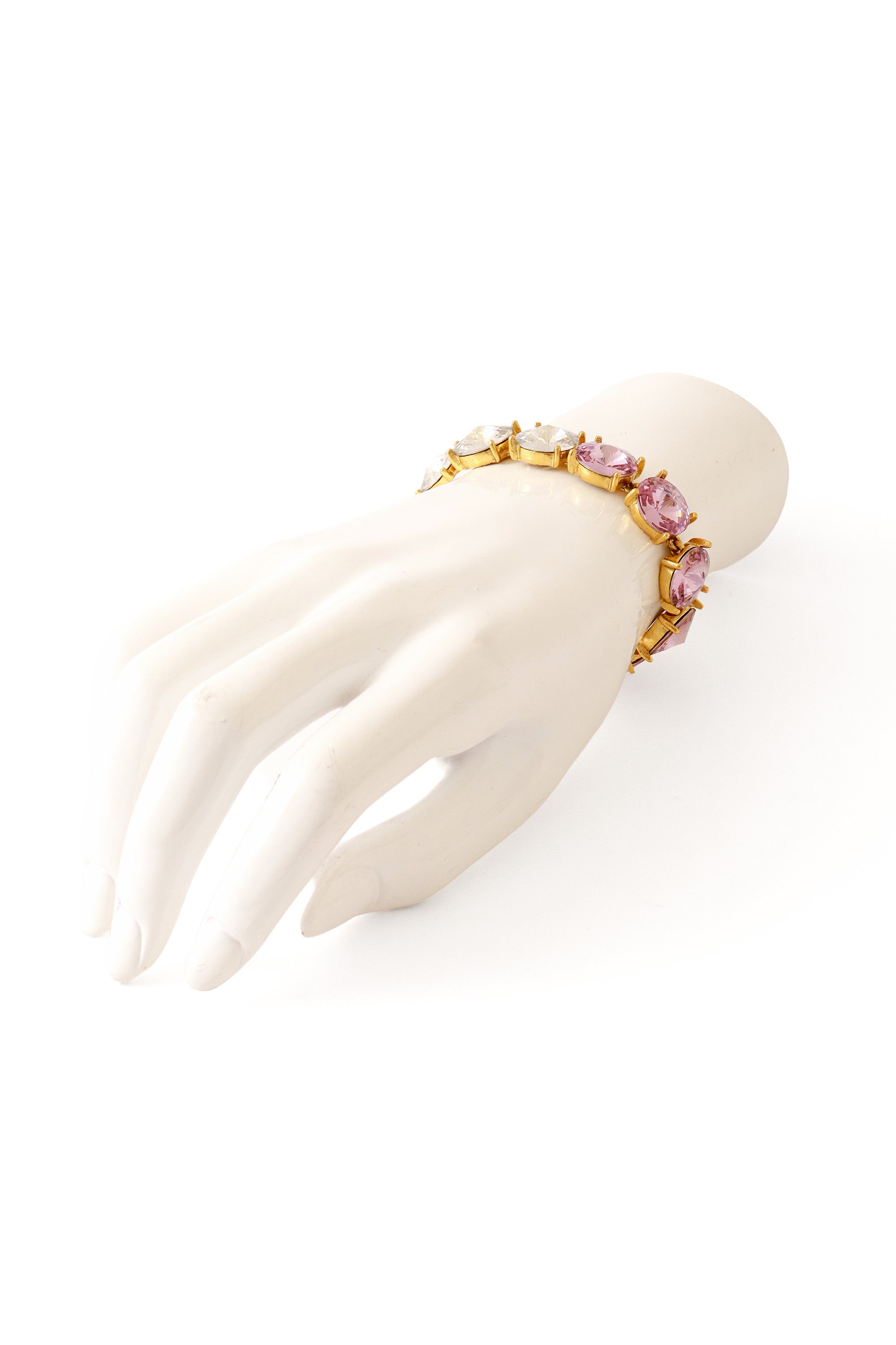 Lilacs Crystal Bracelet by Oscar de la Renta on mannequin hand @ Recess LA
