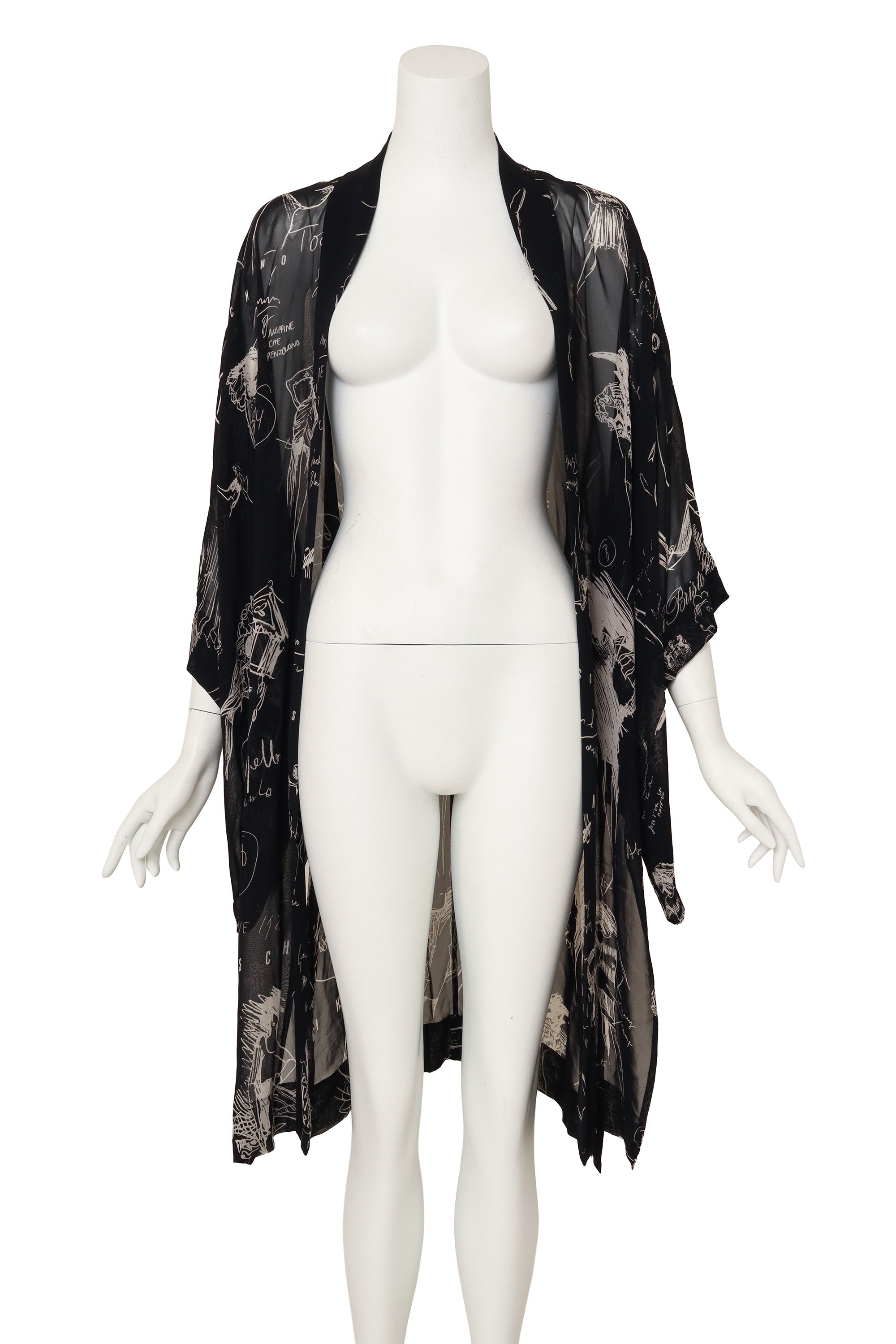 Sketch kimono by Moschino on mannequin @ Recess LA