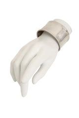 Vintage Sterling Smooth Cuff Bracelet on mannequin @ Recess LA