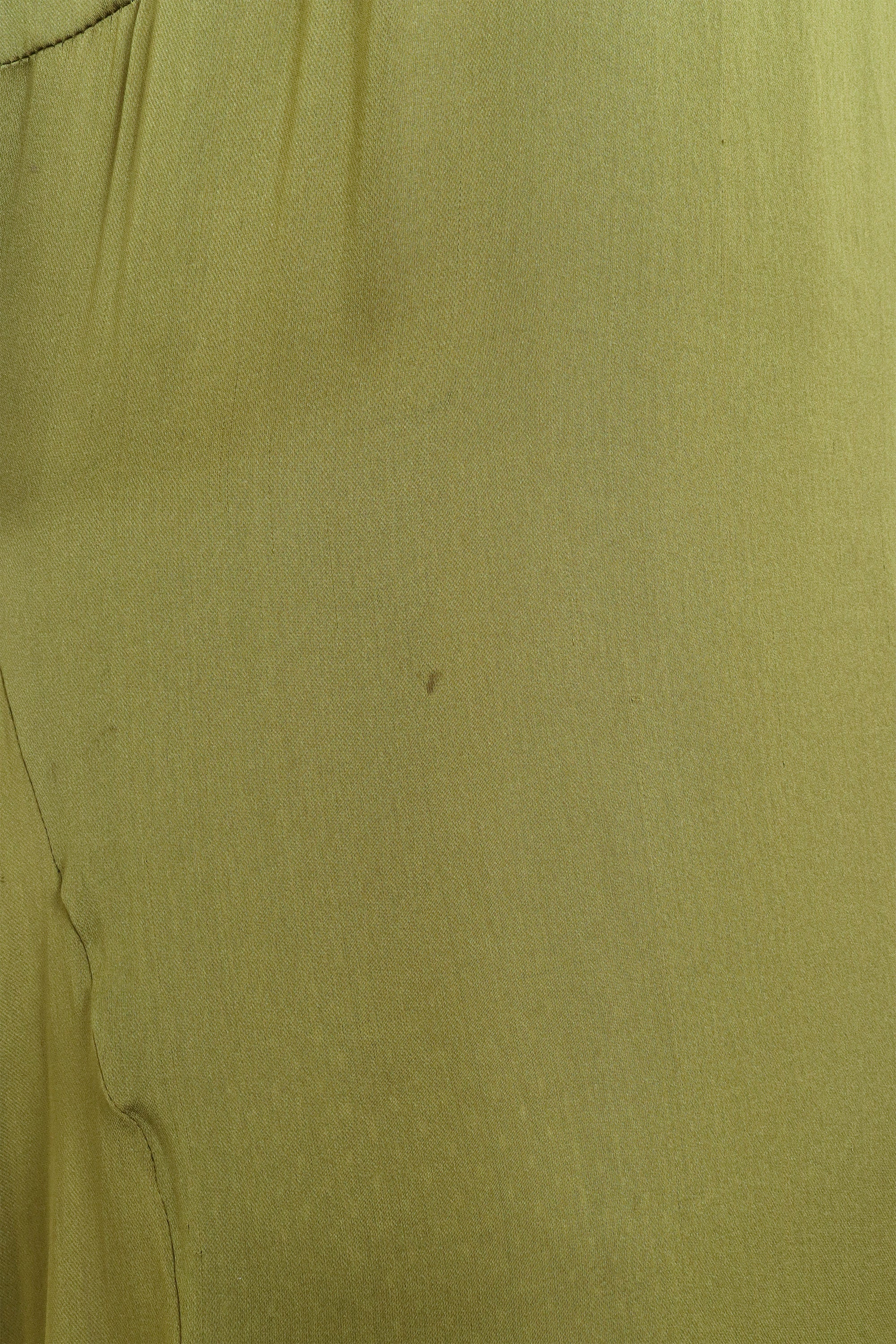 Givenchy Olive Silk Bias Gown spot 2 @ Recess LA