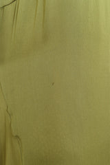 Givenchy Olive Silk Bias Gown spot 2 @ Recess LA