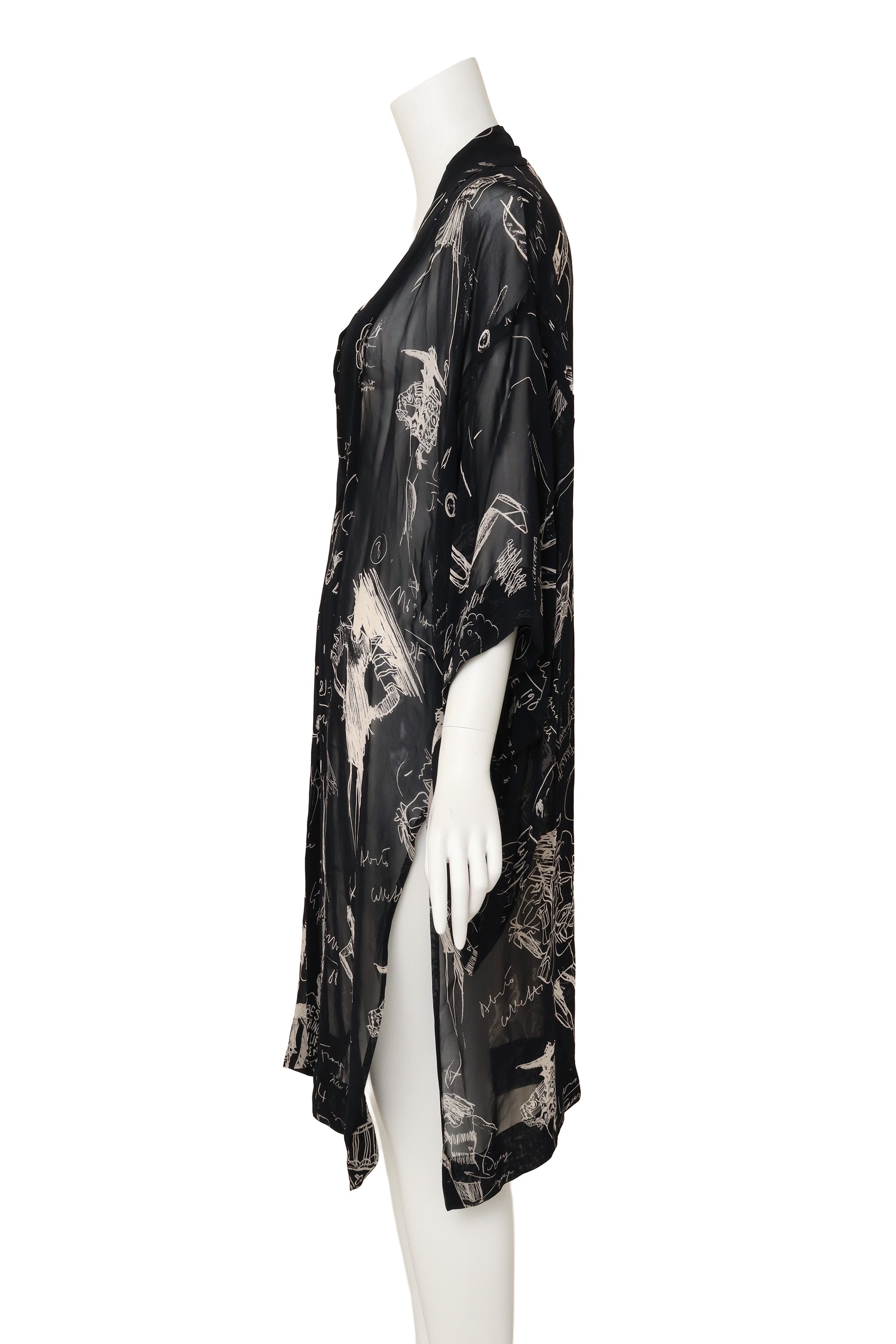 Sketch kimono by Moschino on mannequin side @ Recess LA