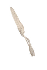 Vintage Sterling Feather Claw Letter Opener back @ Recess LA