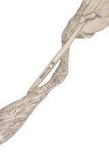Vintage Sterling Feather Claw Letter Opener stamp @ Recess LA