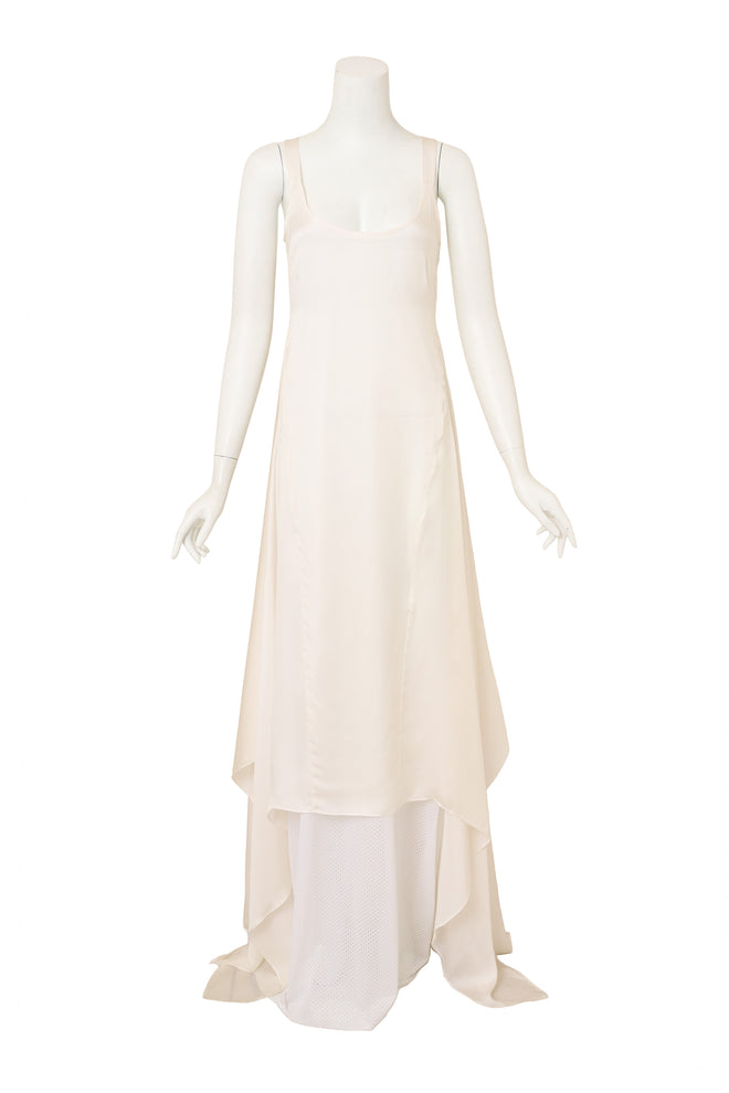 Ivory Silk Bias Gown by Givenchy on mannequin @ Recess LA