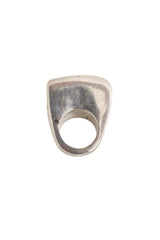 Vintage Patricia Von Musulin Sterling Sculptural Wave Ring side @ Recess LA