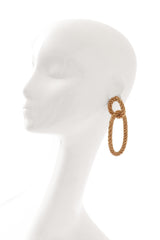 vintage hoop earrings on mannequin @ Recess LA