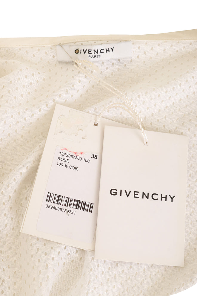 Ivory Silk Bias Gown by Givenchy label @ Recess LA