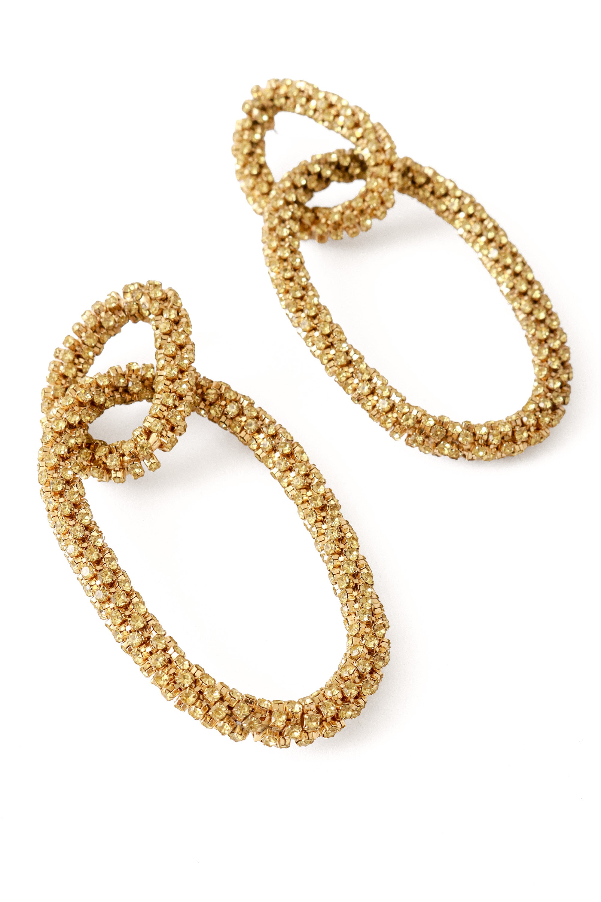 vintage hoop earrings close up angled @ Recess LA