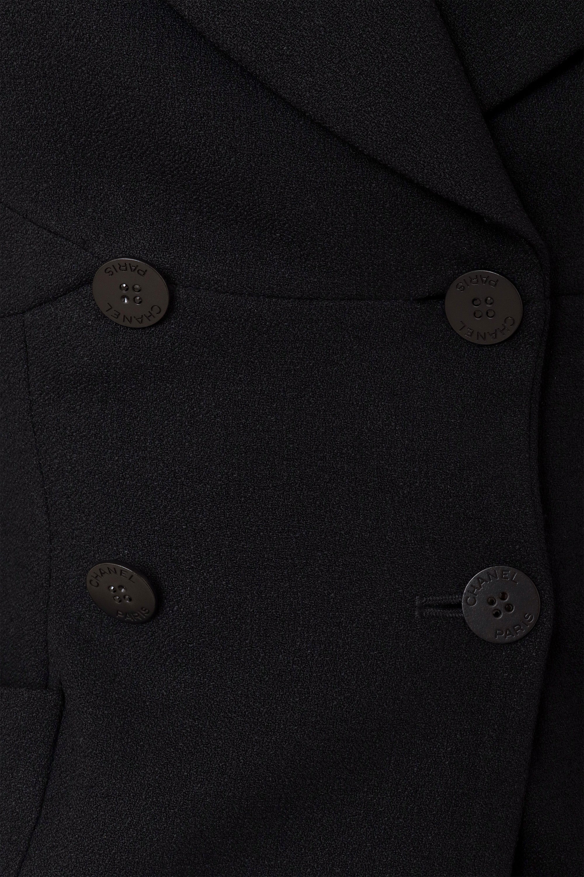 Double Breasted Blazer by Chanel buttons @ Recess LA