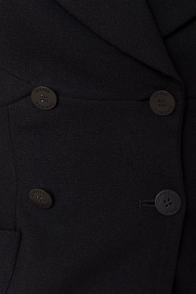 Double Breasted Blazer by Chanel buttons @ Recess LA
