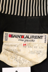 striped jacket by Saint Laurent label @ Recess LA