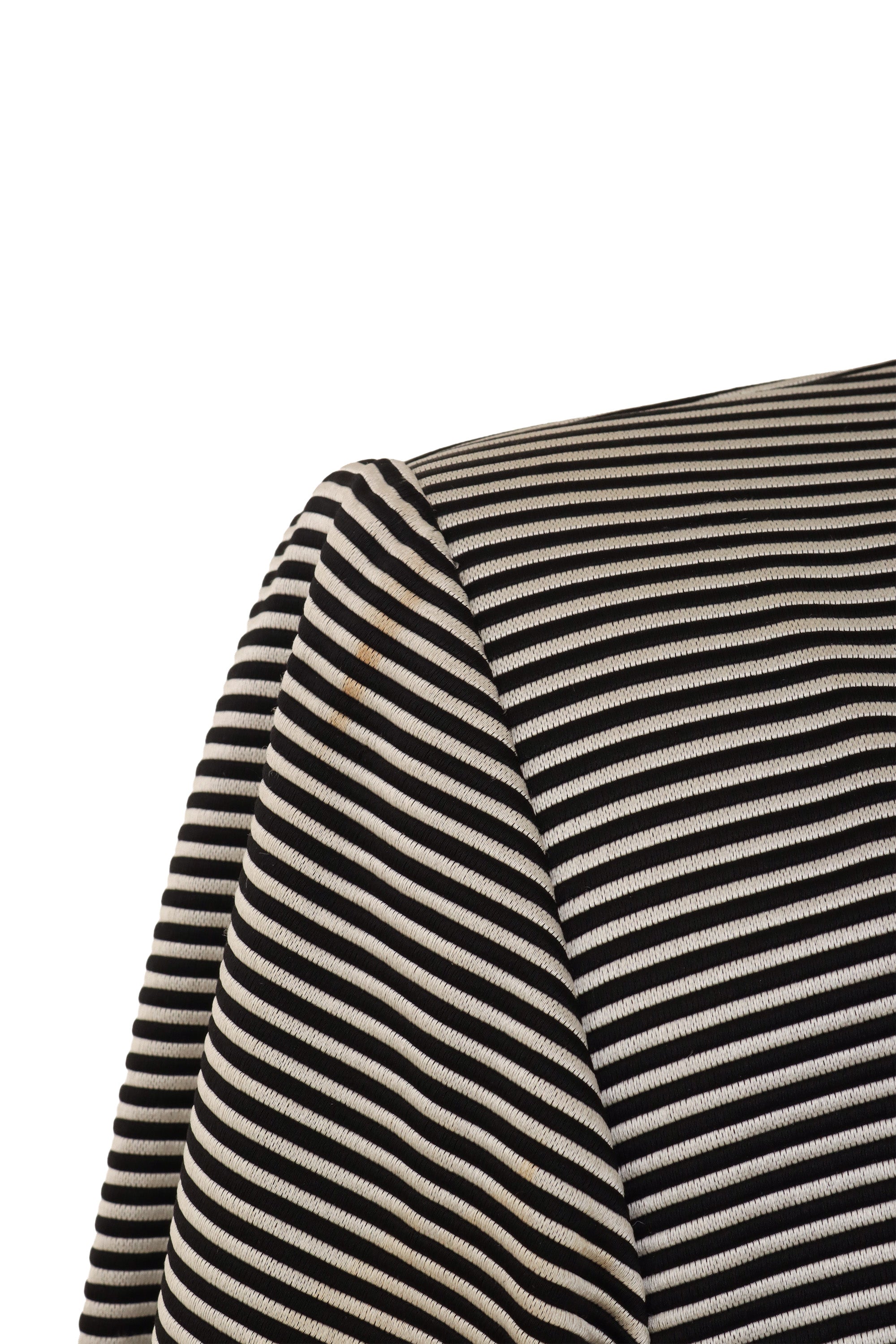 striped jacket by Saint Laurent on mannequin stain 1 @ Recess LA