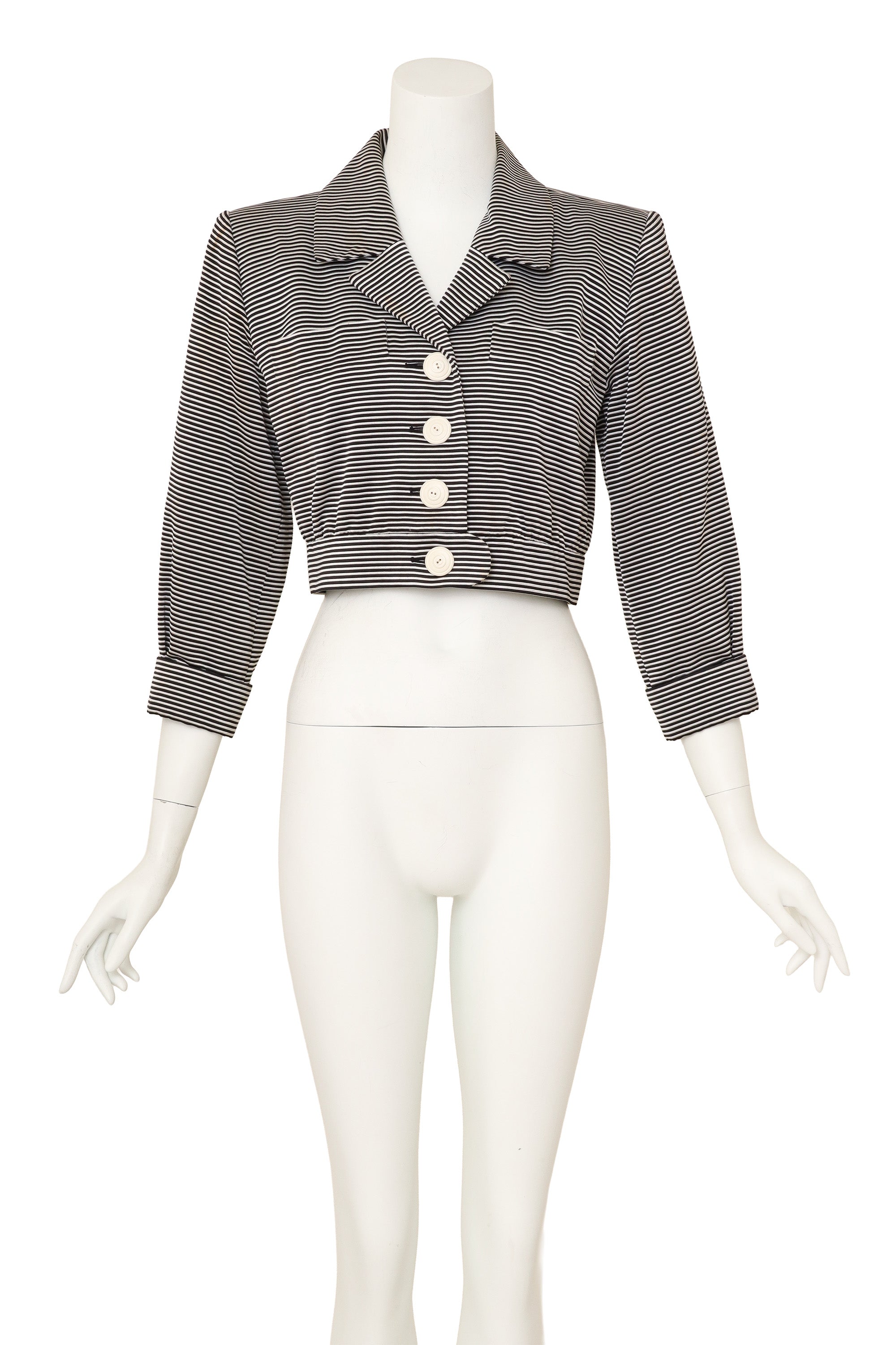 striped jacket by Saint Laurent on mannequin @ Recess LA