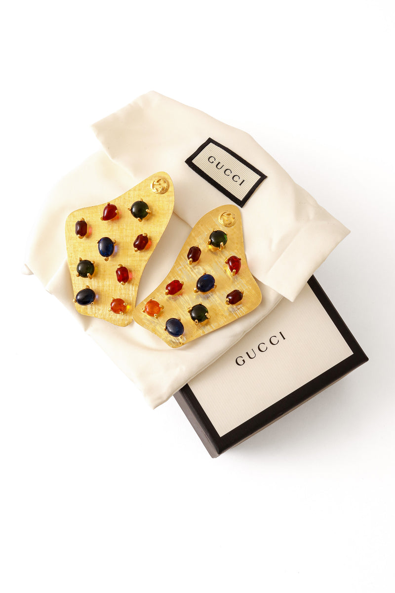 2019 F/W Abstract Elf Cuff Earrings by Gucci with box @ Recess LA