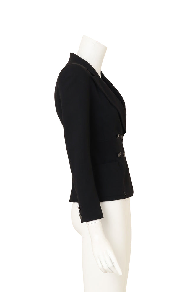Double Breasted Blazer by Chanel on mannequin side @ Recess LA