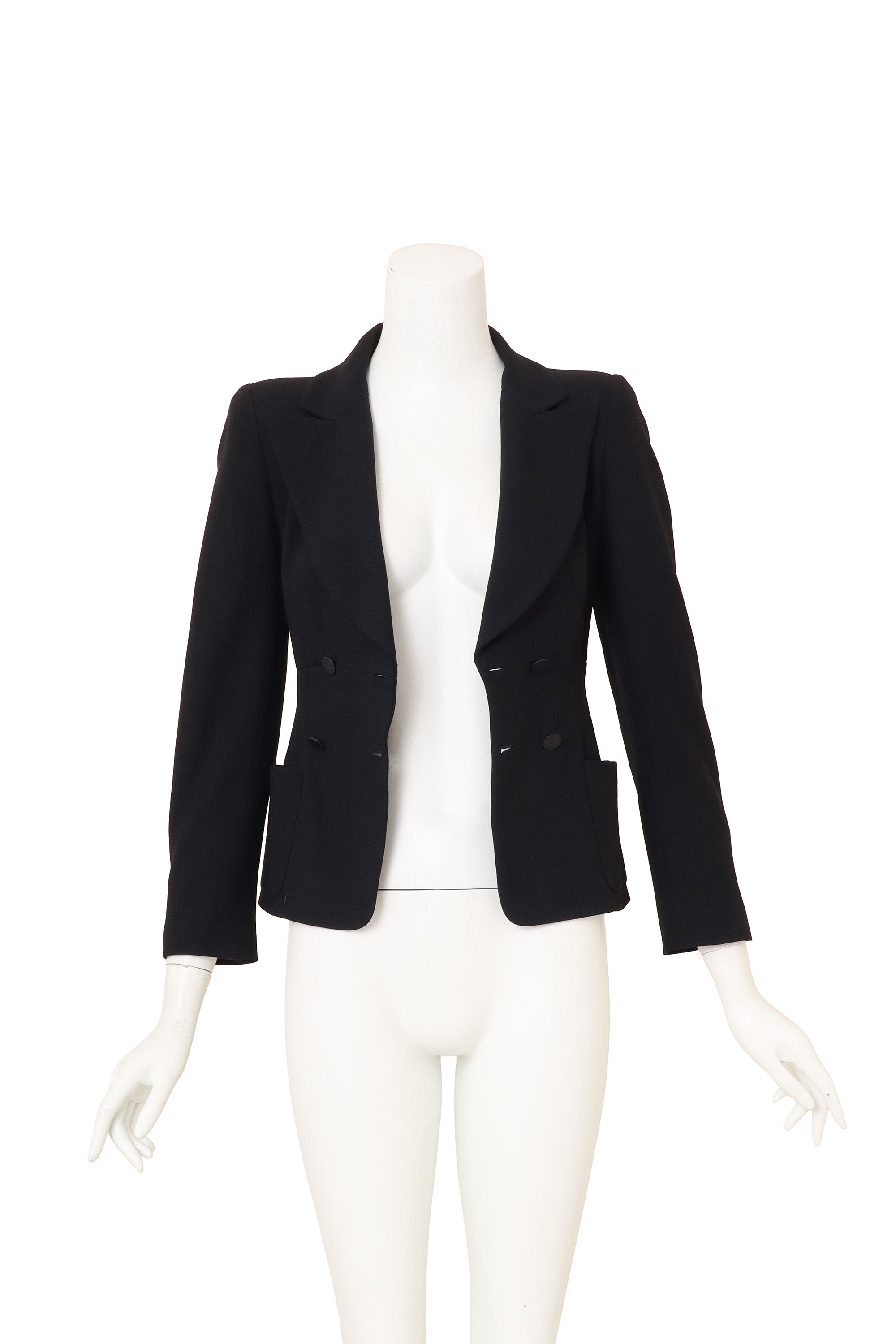 Double Breasted Blazer by Chanel on mannequin open @ Recess LA