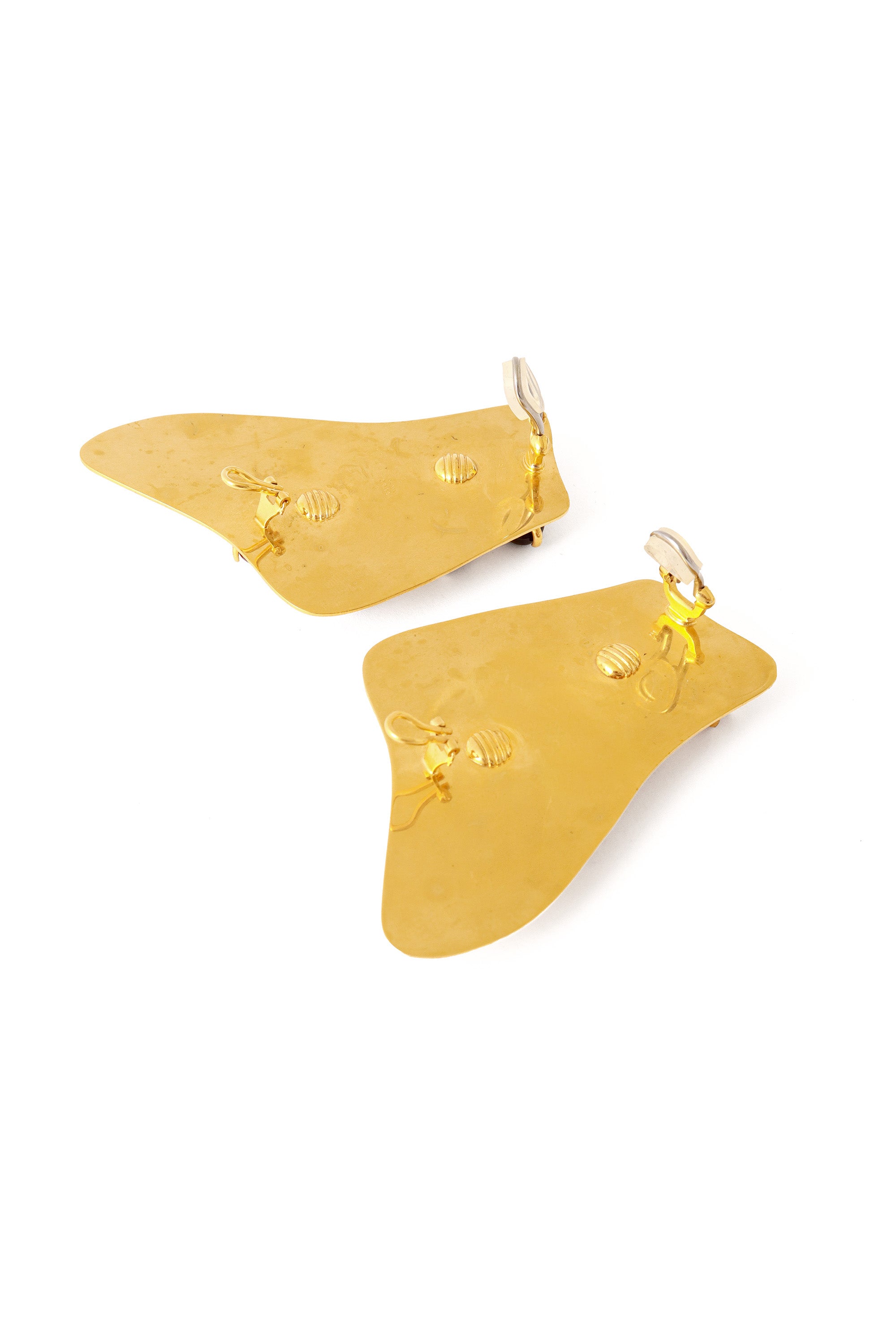 2019 F/W Abstract Elf Cuff Earrings by Gucci backs open @ Recess LA