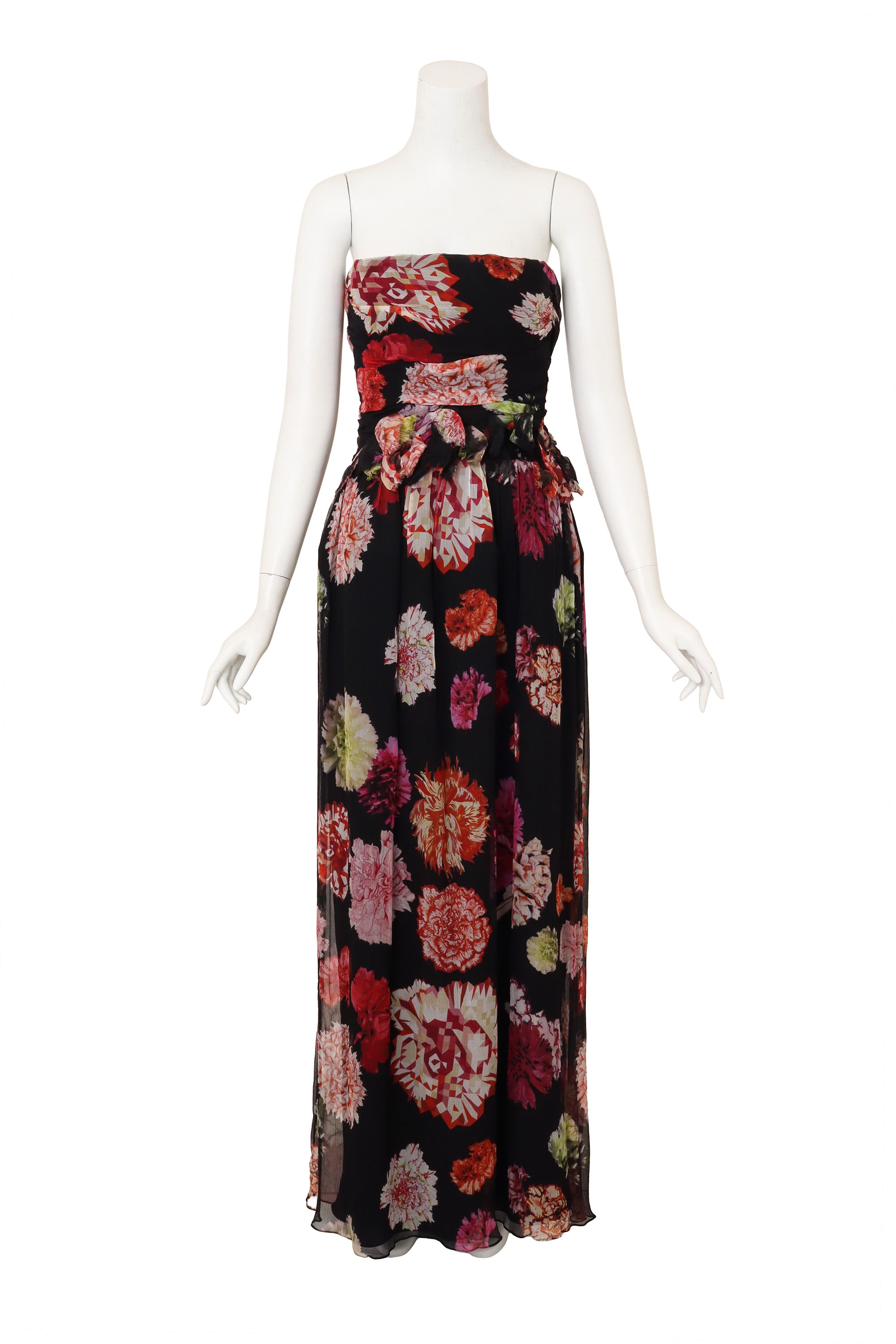 Floral Silk Strapless Gown by Christian Lacroix @ Recess LA