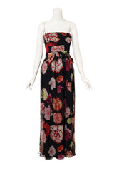 Floral Silk Strapless Gown by Christian Lacroix @ Recess LA