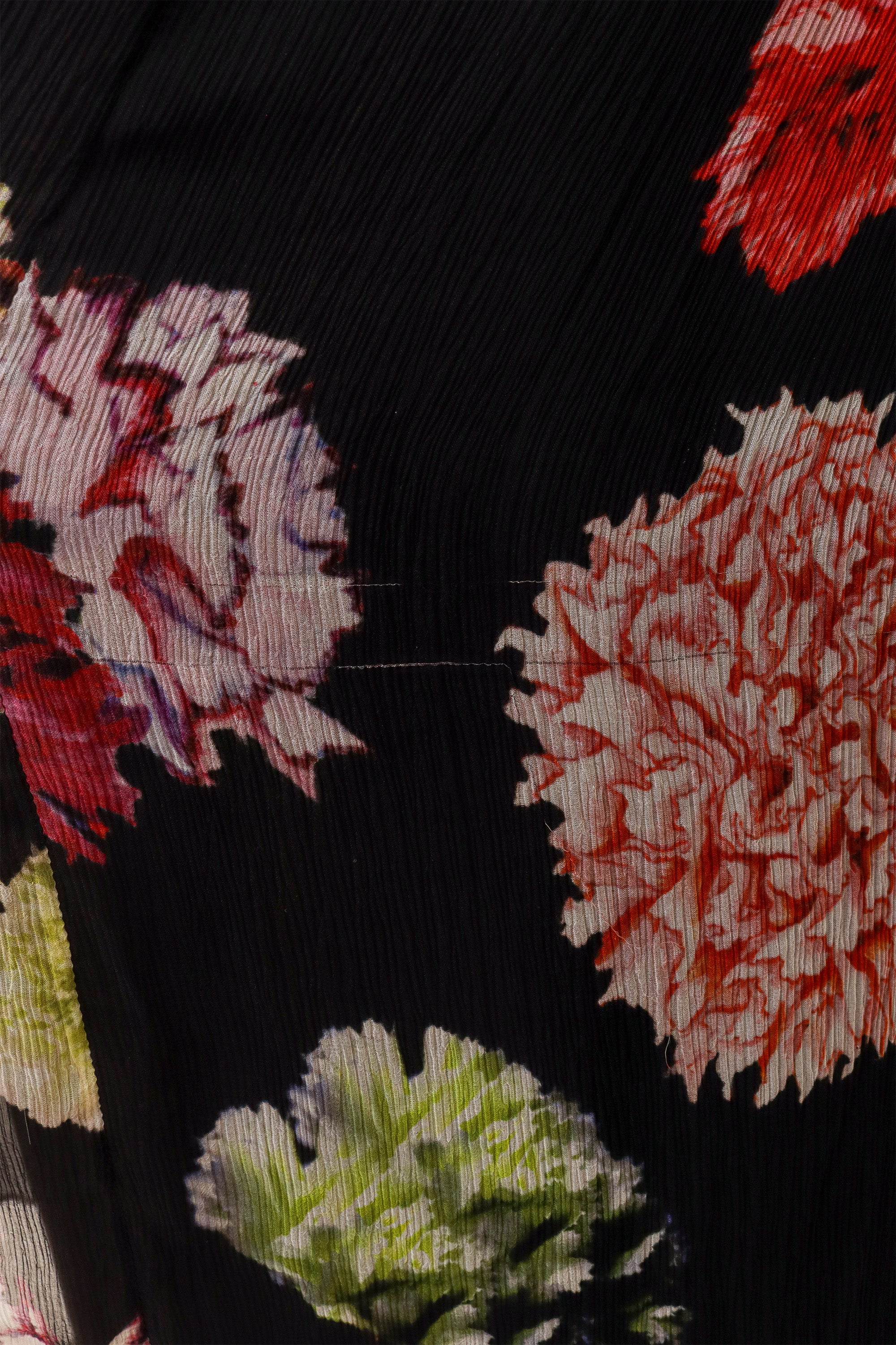 Floral Silk Strapless Gown by Christian Lacroix snags to fabric on floral print @ Recess LA