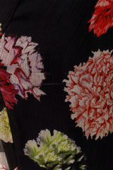 Floral Silk Strapless Gown by Christian Lacroix snags to fabric on floral print @ Recess LA