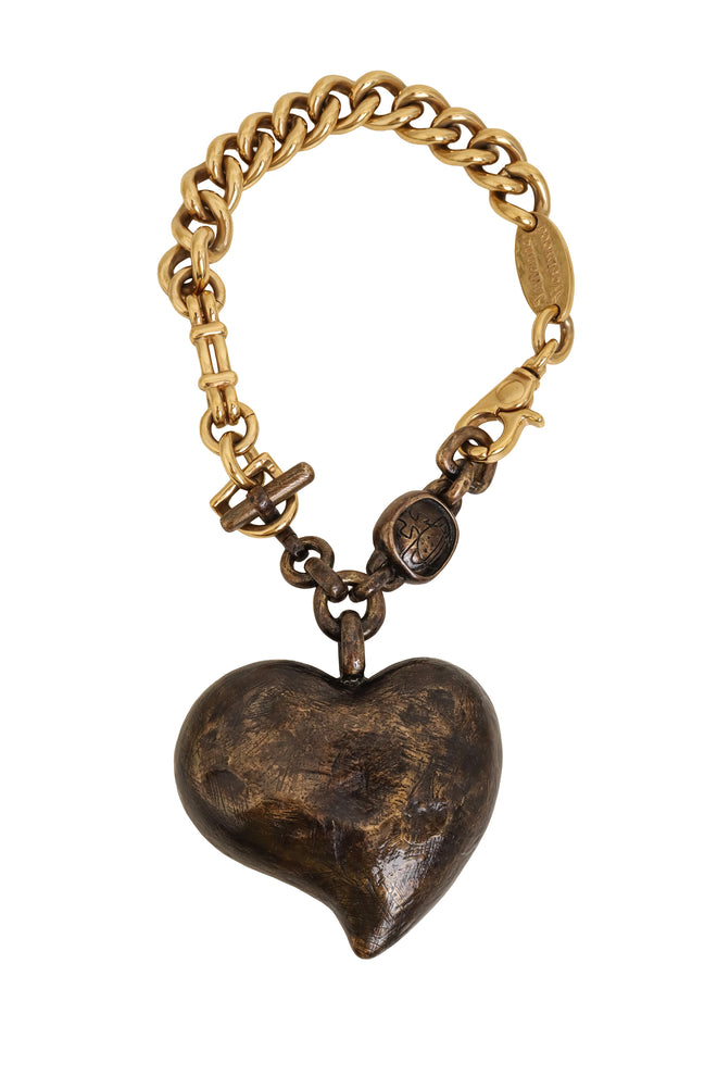 Oversized Heart Charm Necklace by Vivienne Westwood @ Recess LA
