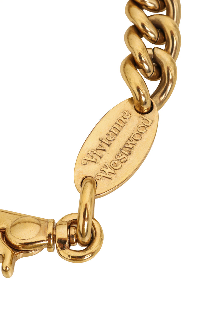 Oversized Heart Charm Necklace by Vivienne Westwood signature @ Recess LA